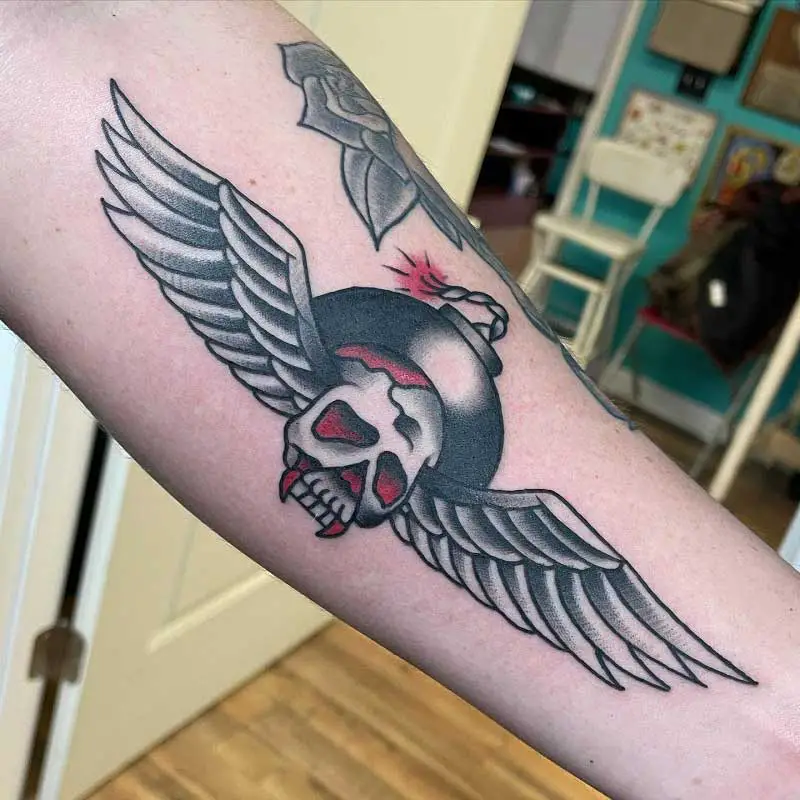 military-wings-tattoo-2