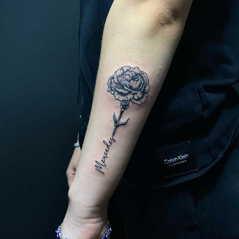 minimalist-carnation-tattoo-1