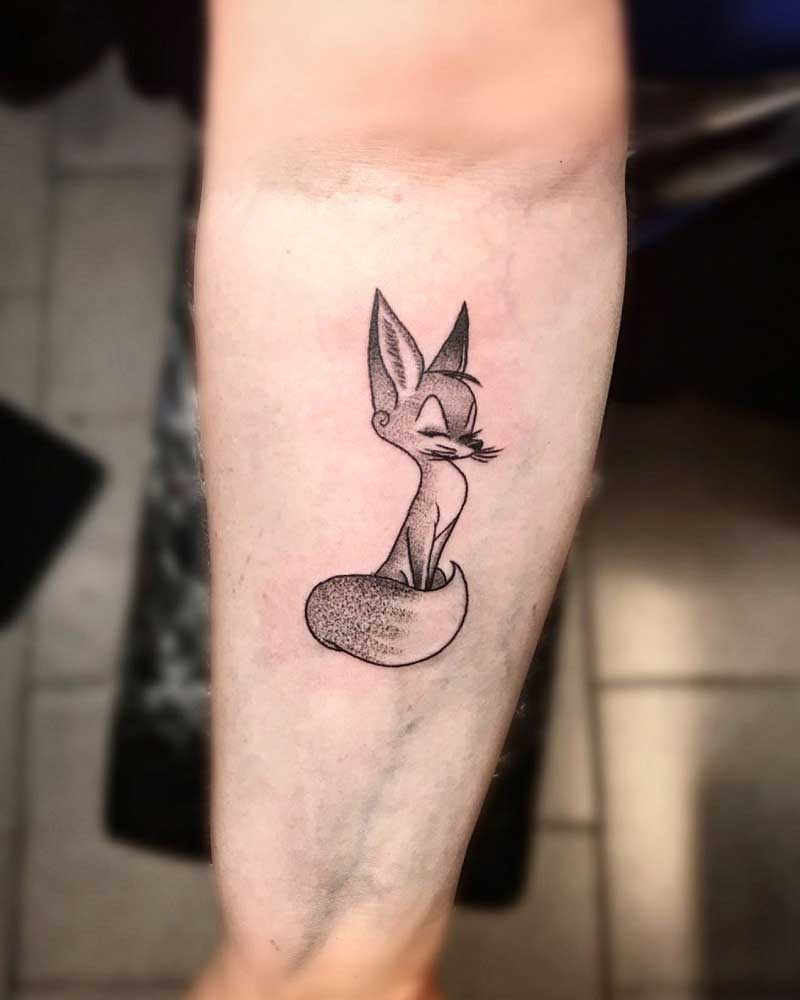 minimalist-fox-tattoo-1