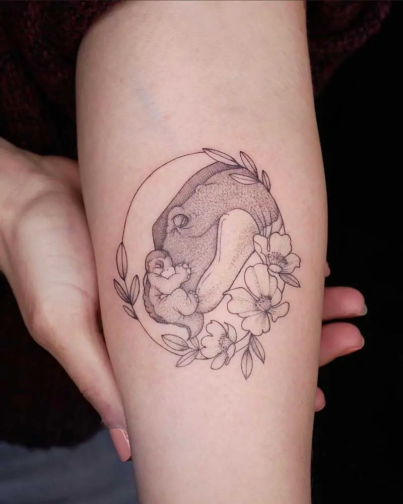 mother-son-dinosaur-tattoo-2