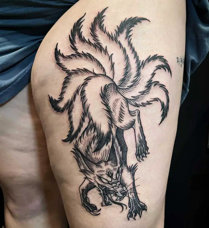 nine-tailed-fox-tattoo-2