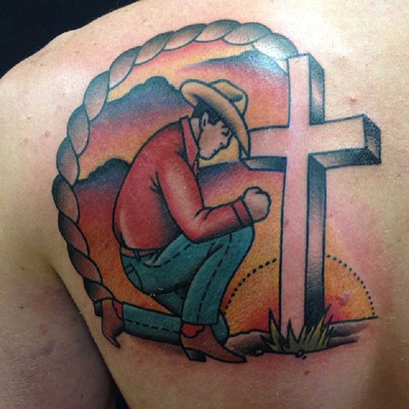praying-cowboy-tattoo-1