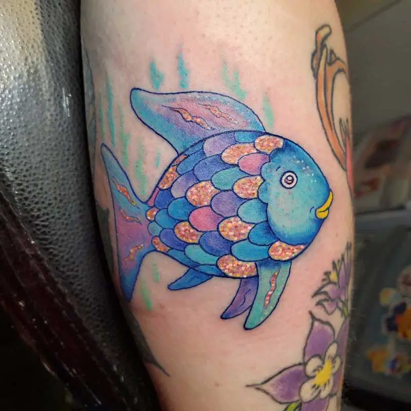 rainbow fish book tattoo