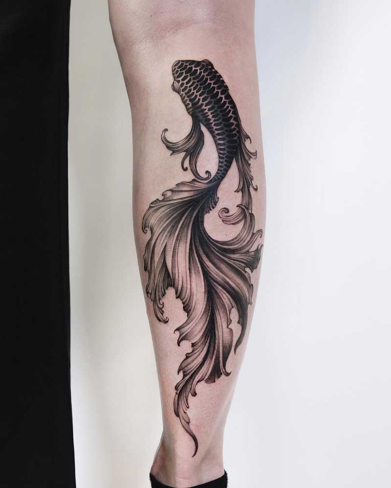 realistic-betta-fish-tattoo-1