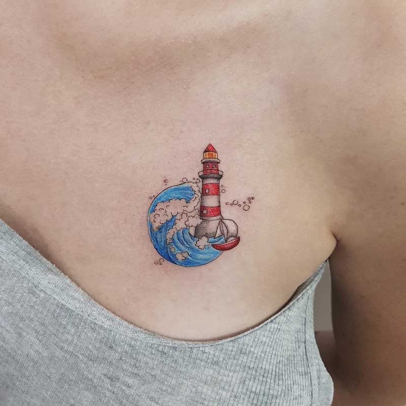 sailboat-lighthouse-tattoo-2