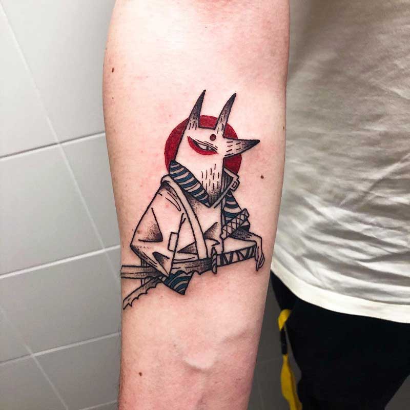 samurai-fox-tattoo-2