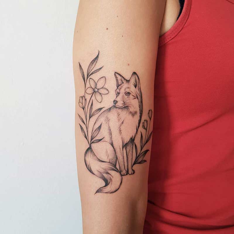 sitting-fox-tattoo-2