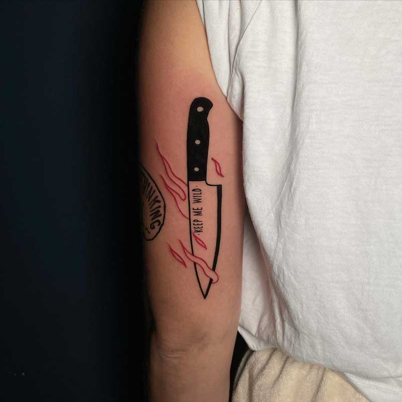 30 Fascinating Knife Tattoo Designs with Meanings and Ideas  Body Art Guru