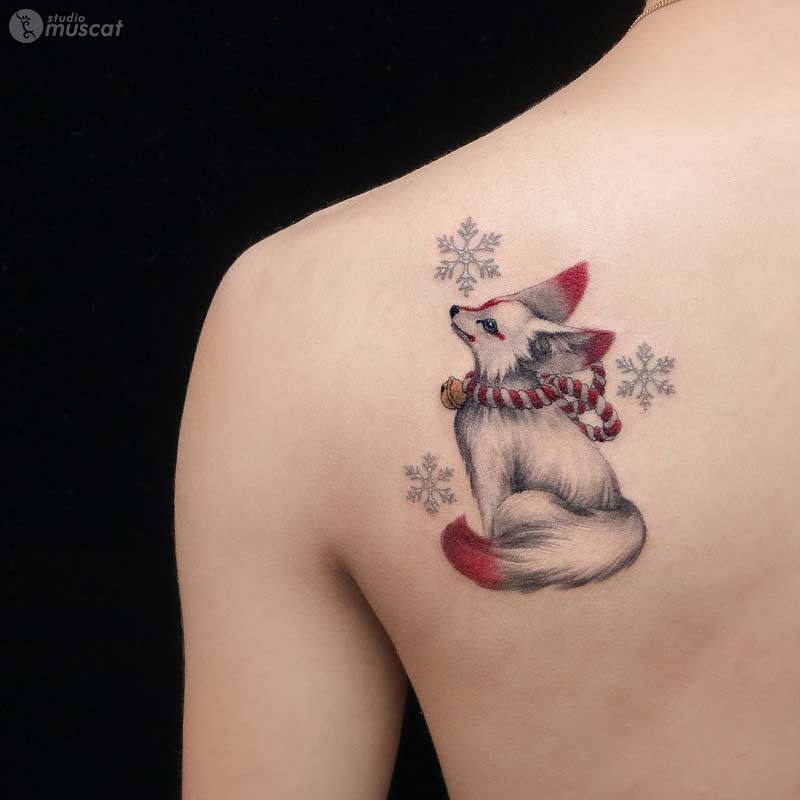 snow-fox-tattoo-1