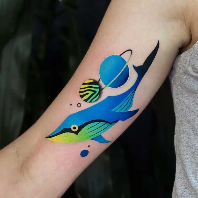65 Absolutely Mesmerizing Space Tattoos for Men and Women
