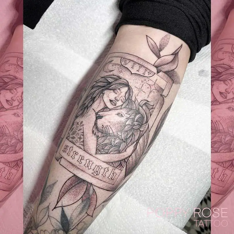 strength-tarot-card-tattoo-3