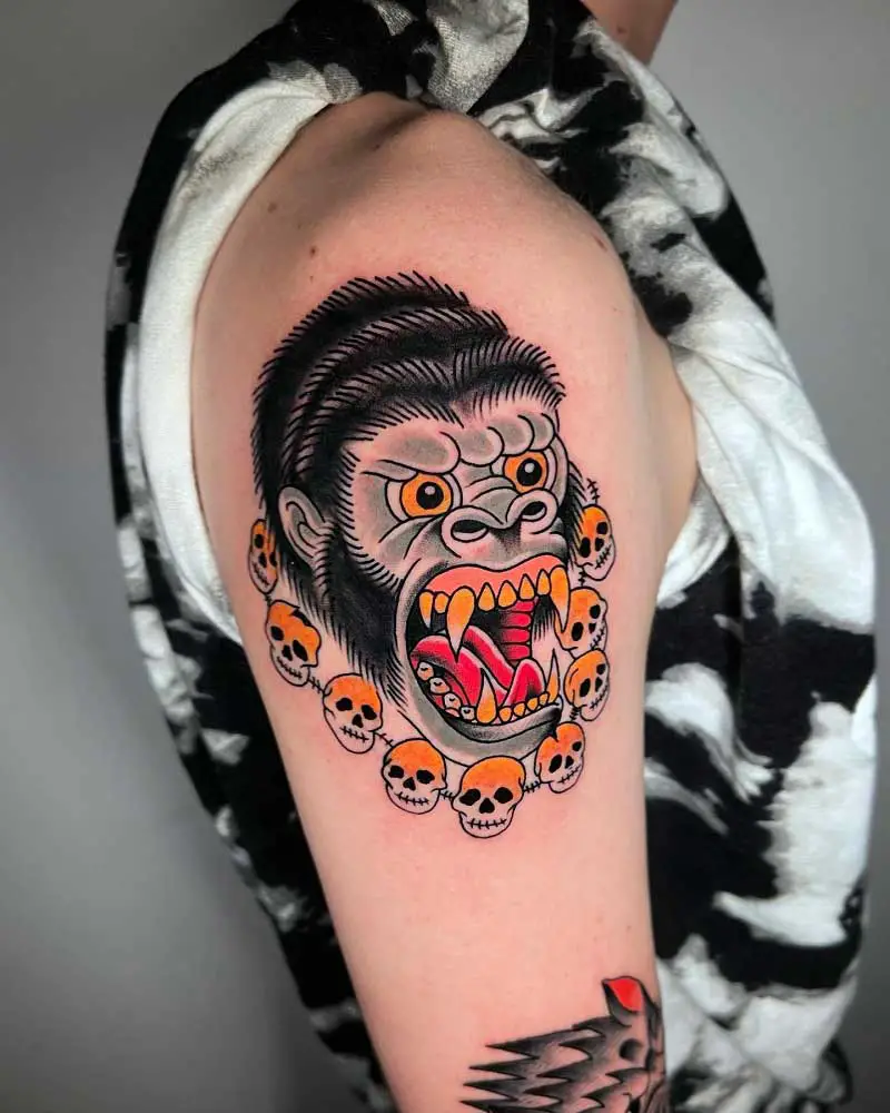 25 Incredible Gorilla Tattoo Ideas for Men in 2023