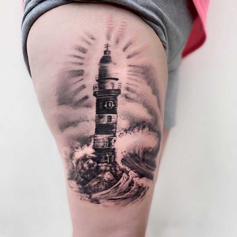 trash-polka-lighthouse-tattoo-3