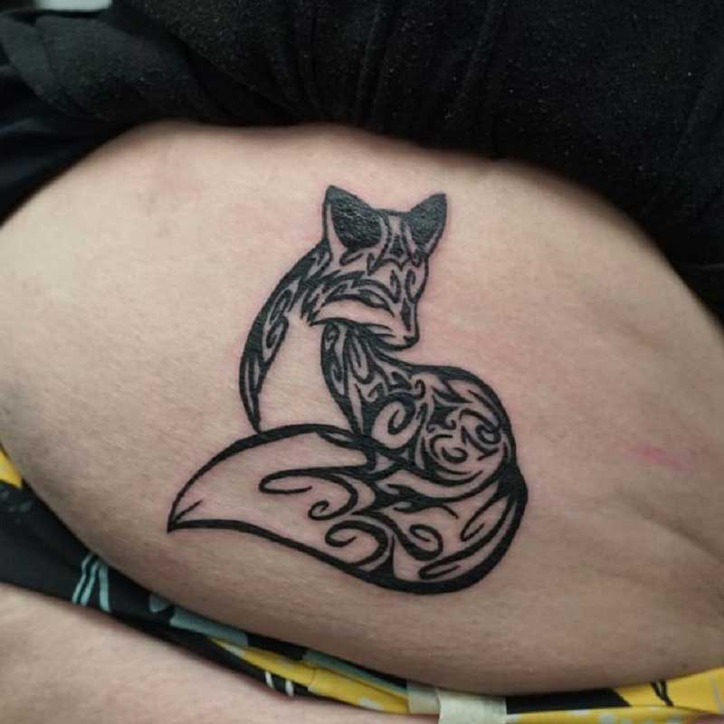 tribal-fox-tattoo-1