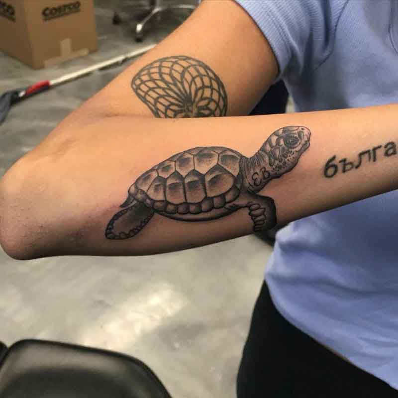 Baby Sea Turtle Tattoo 3