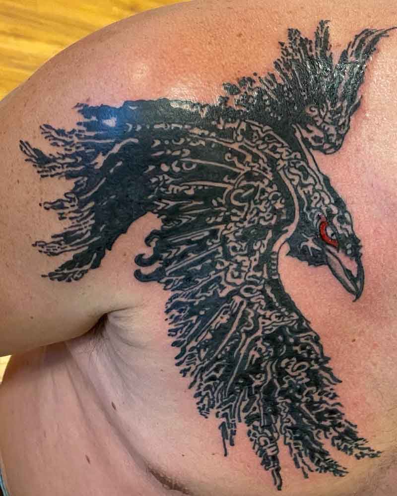 Celtic Raven Tattoo 1