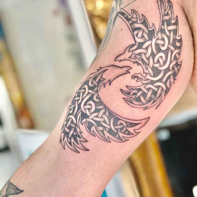 Celtic Raven Tattoo 3