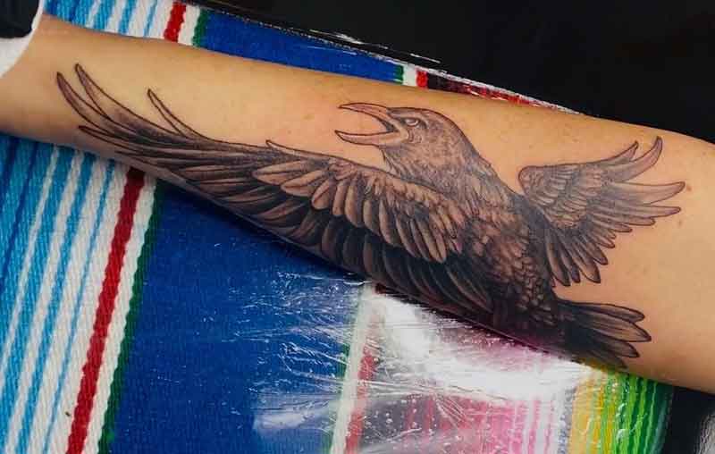 Celtic Viking Raven Tattoo 3