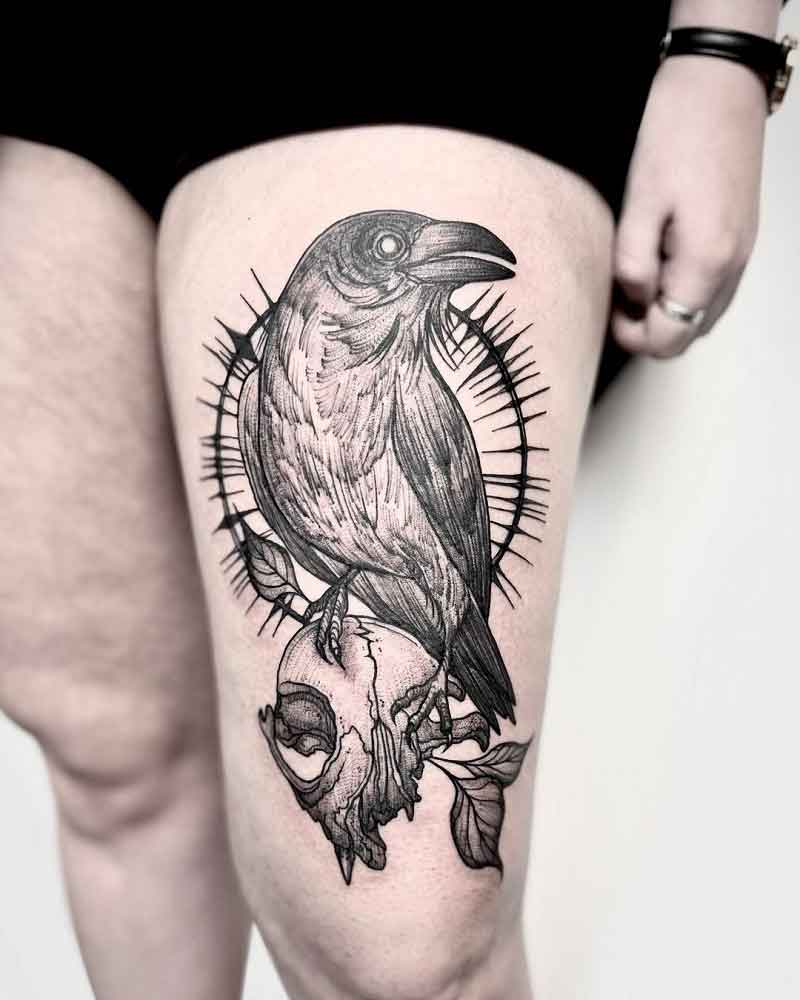 Dark Raven Tattoo 1