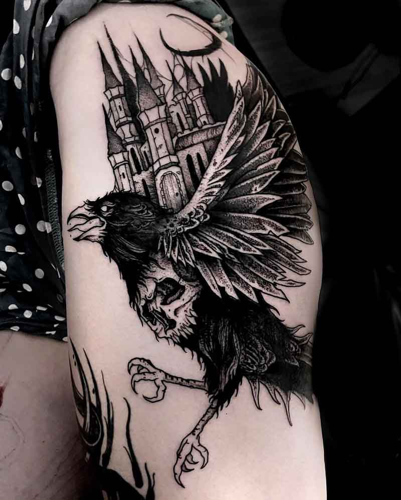 Dark Raven Tattoo 3