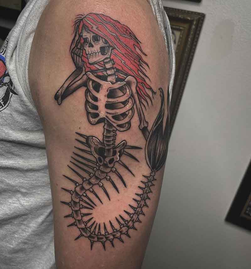 Dead Mermaid Tattoo 1