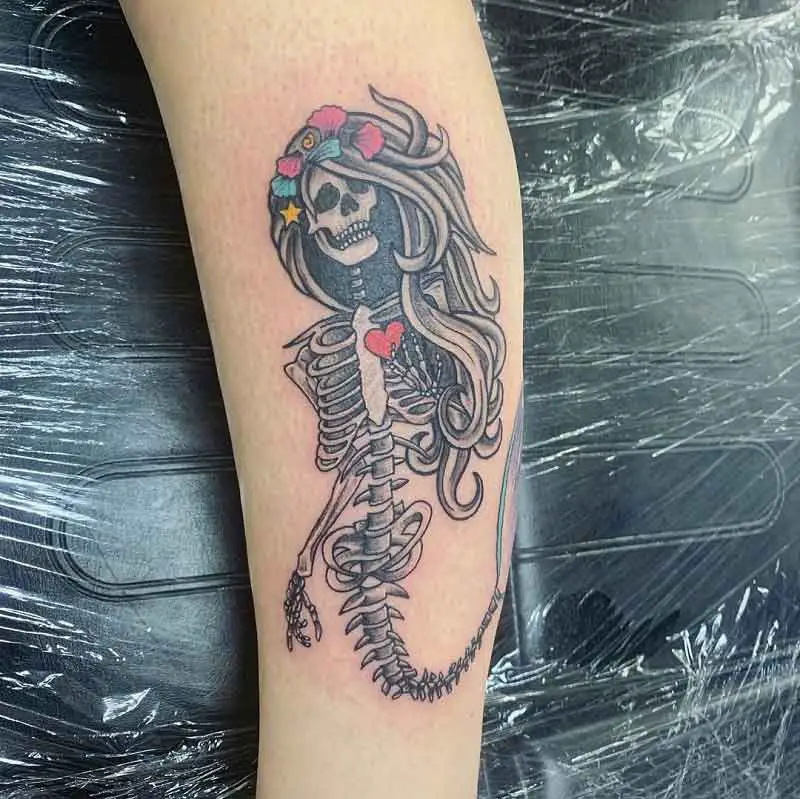 Dead Mermaid Tattoo 2