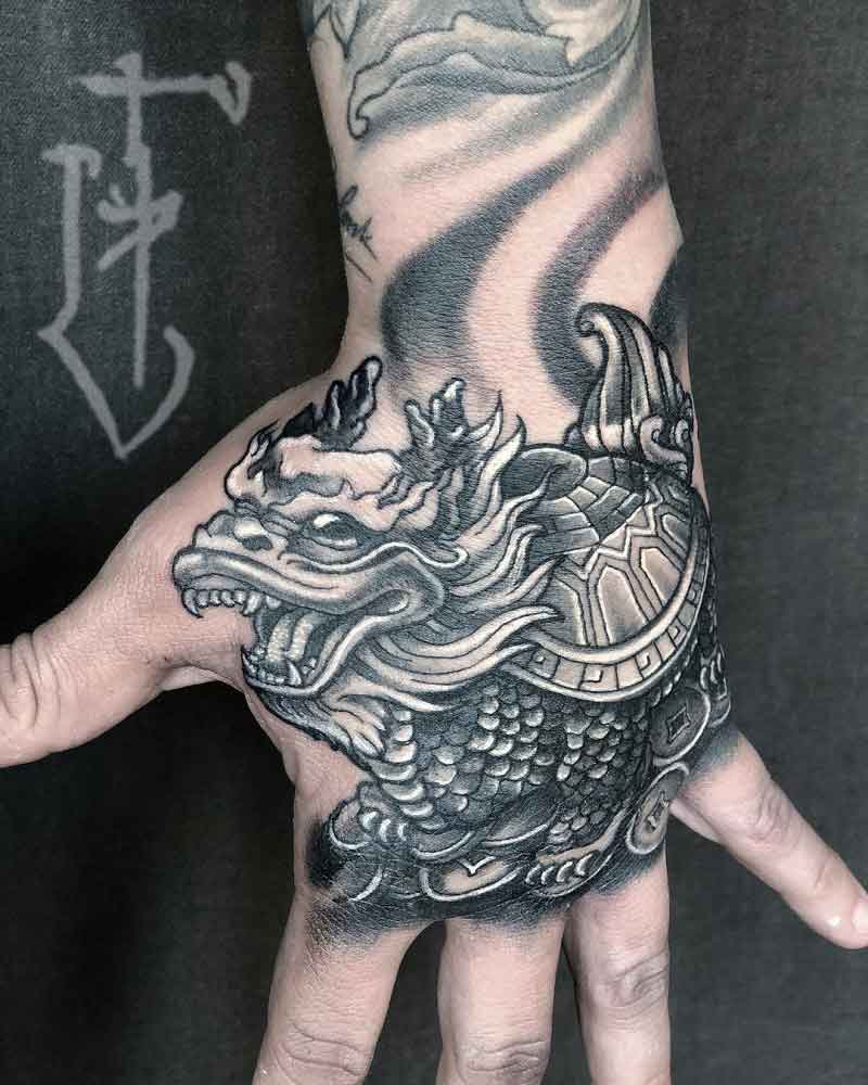 Dragon Turtle Tattoo 1
