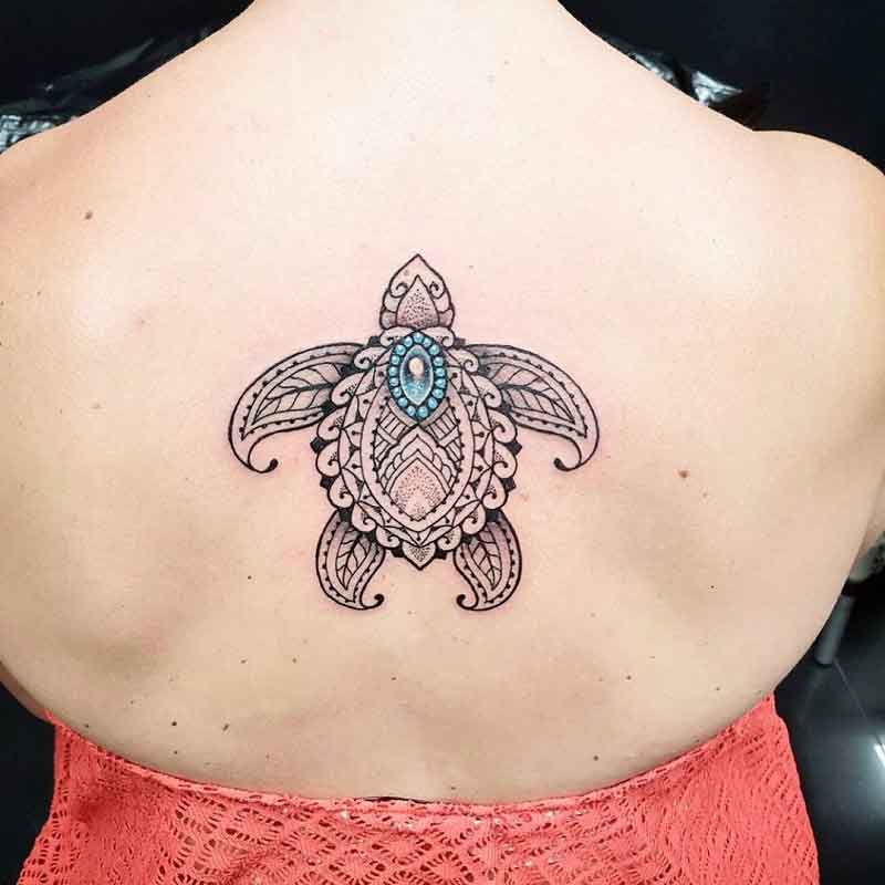 Mandala Turtle Tattoo 1