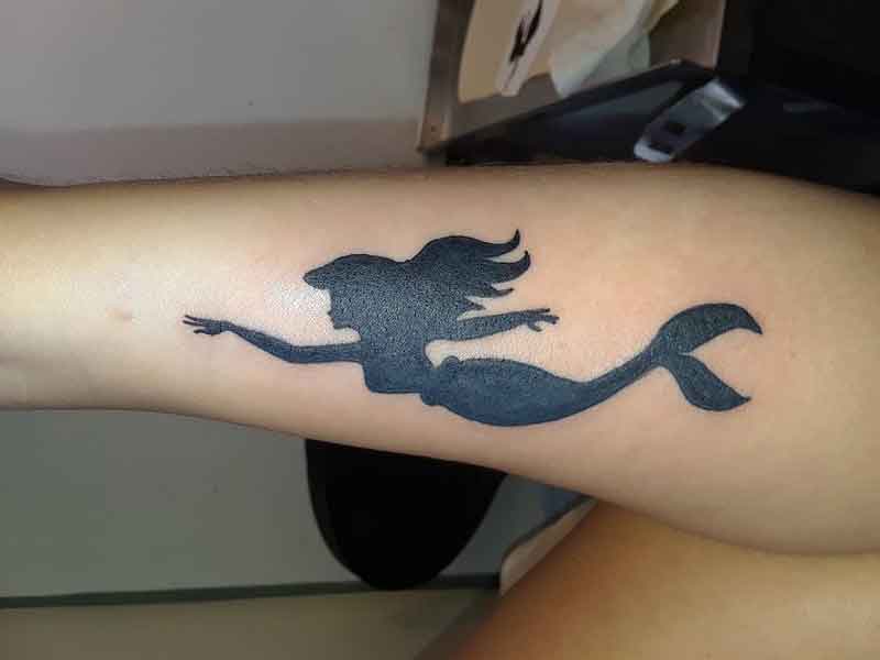 Mermaid Silhouette Tattoo 3