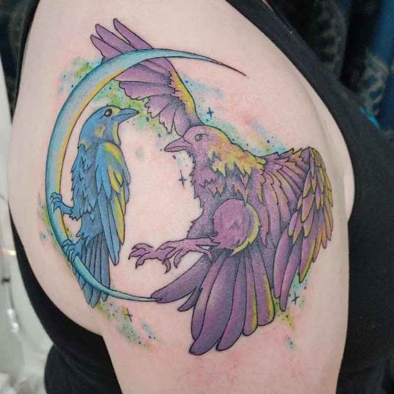 Odin Raven Tattoo 3