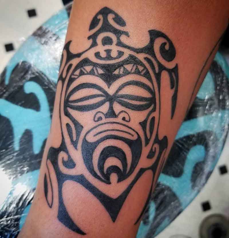 Polynesian Turtle Tattoo 1