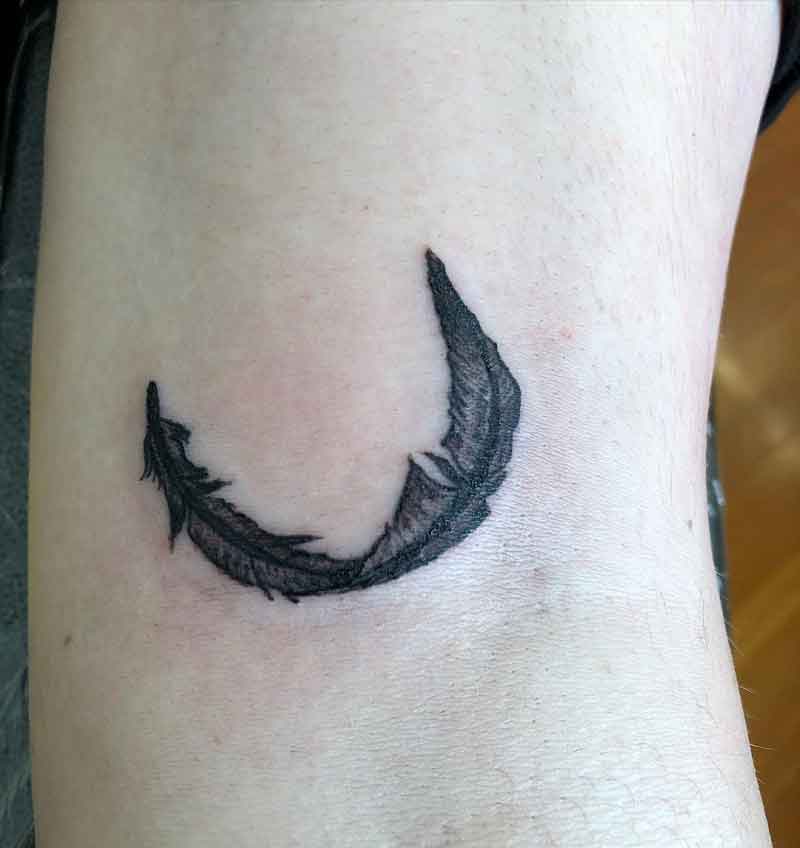 Raven Feather Tattoo 3