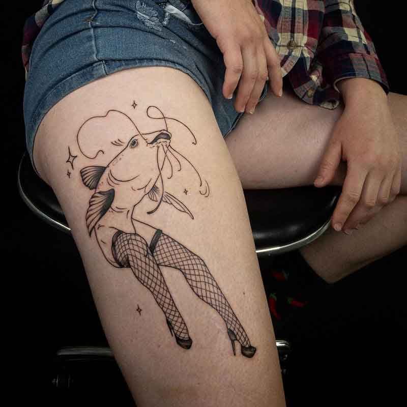 Reverse Mermaid Tattoo 3