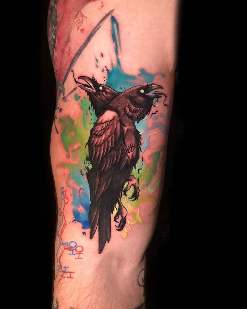 Sacred Raven Tattoo 1