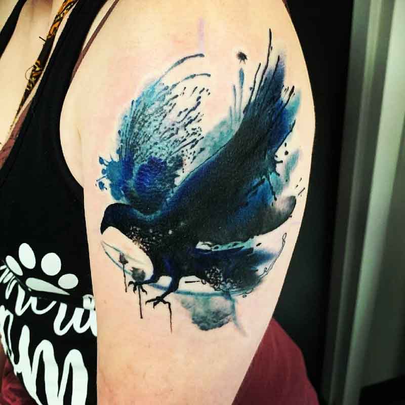 Sacred Raven Tattoo 2