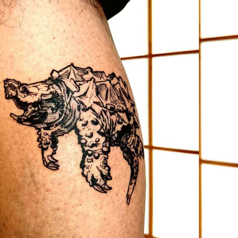 Snapping Turtle Tattoo 3