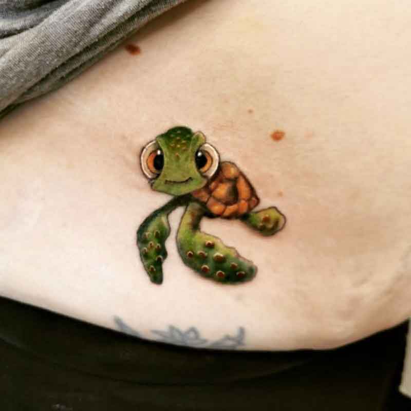 Squirt Turtle Tattoo 2