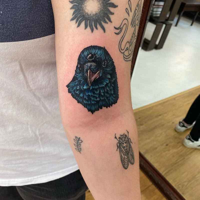 Three Eyed Raven Tattoo 3