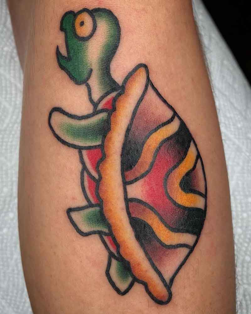 Traditional Turtle Tattoo 3