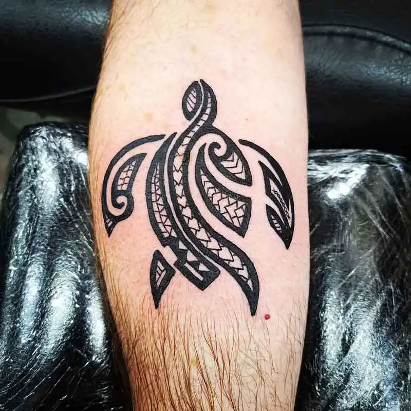 Tribal Turtle Tattoo 1