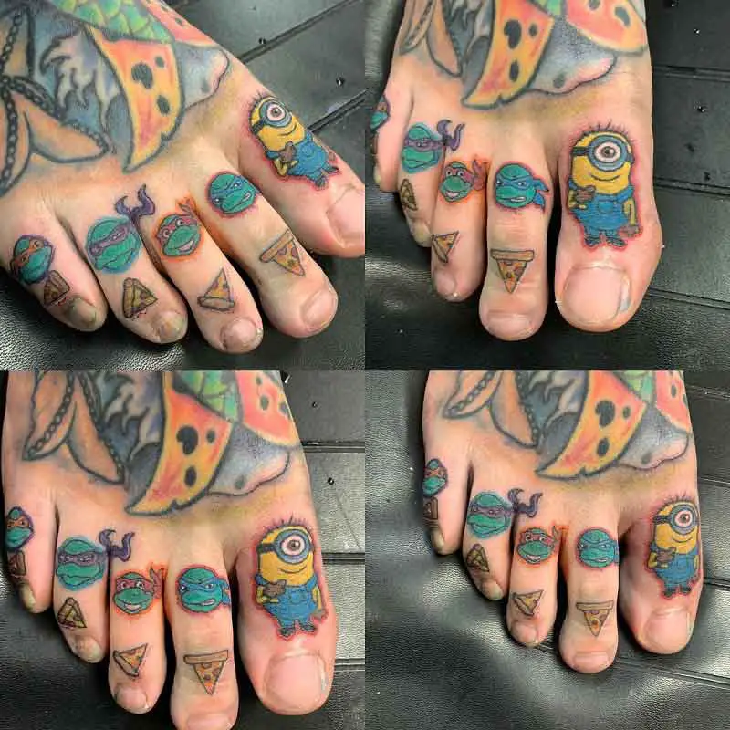 Turtle Finger Tattoo 3