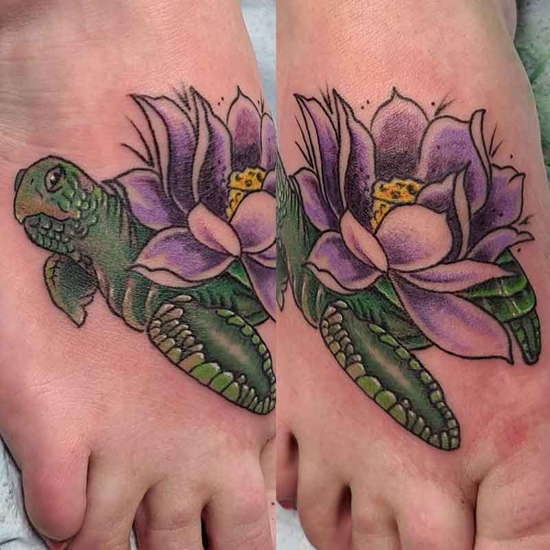 Turtle Foot Tattoo 1