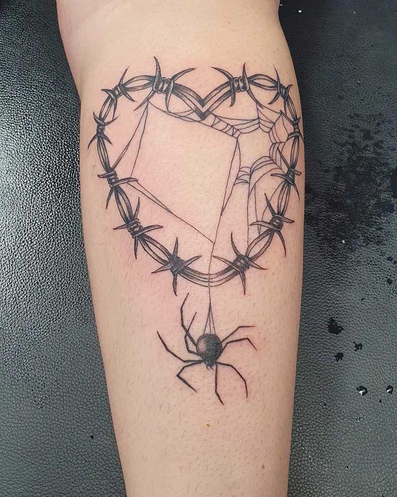 barbed-wire-spider-web-tattoo-3