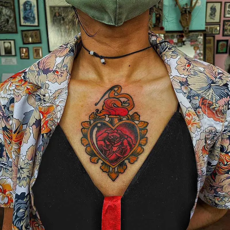 chest-sacred-heart-tattoo-2