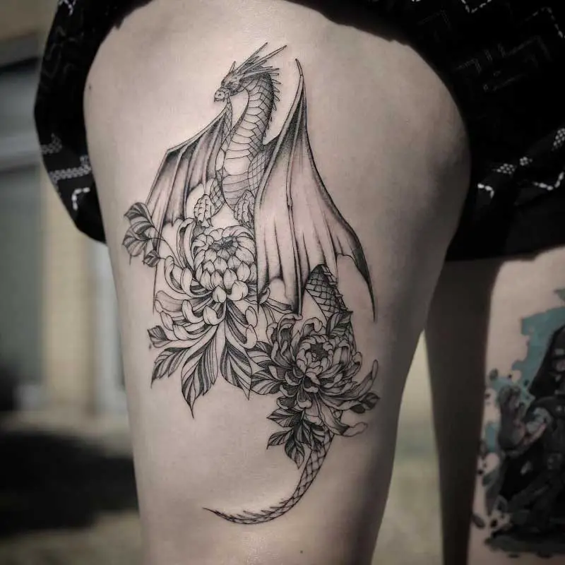 chrysanthemum-dragon-tattoo-1