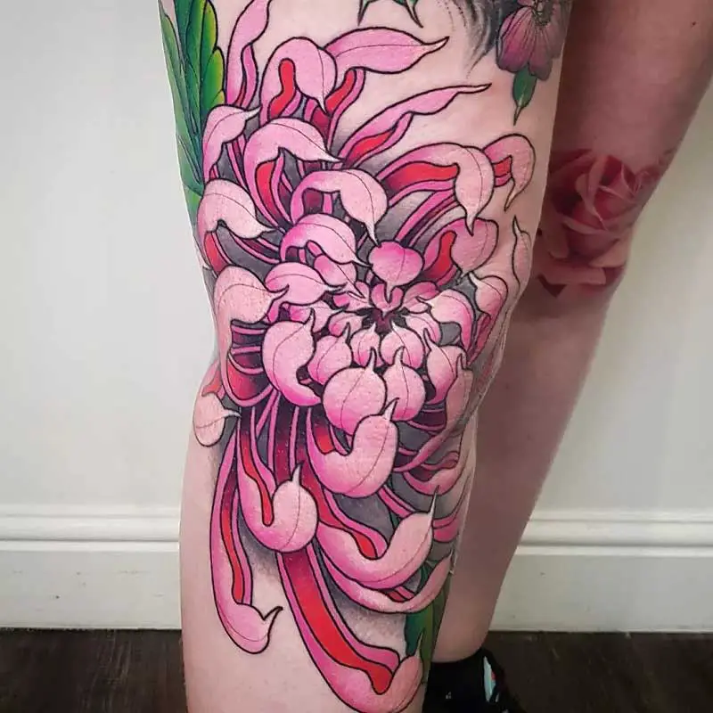 chrysanthemum-knee-tattoo-2