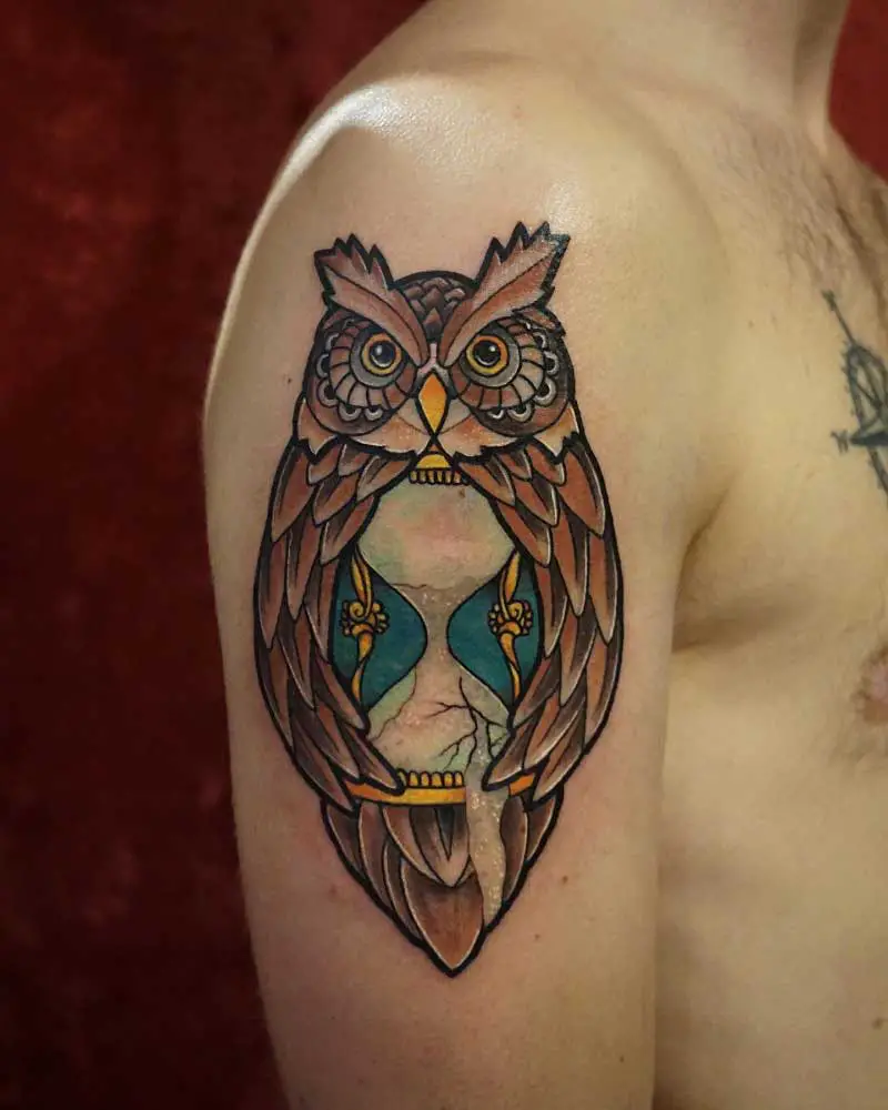 owl-hourglass-tattoo-2