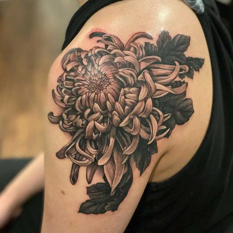 realistic-chrysanthemum-tattoo-1