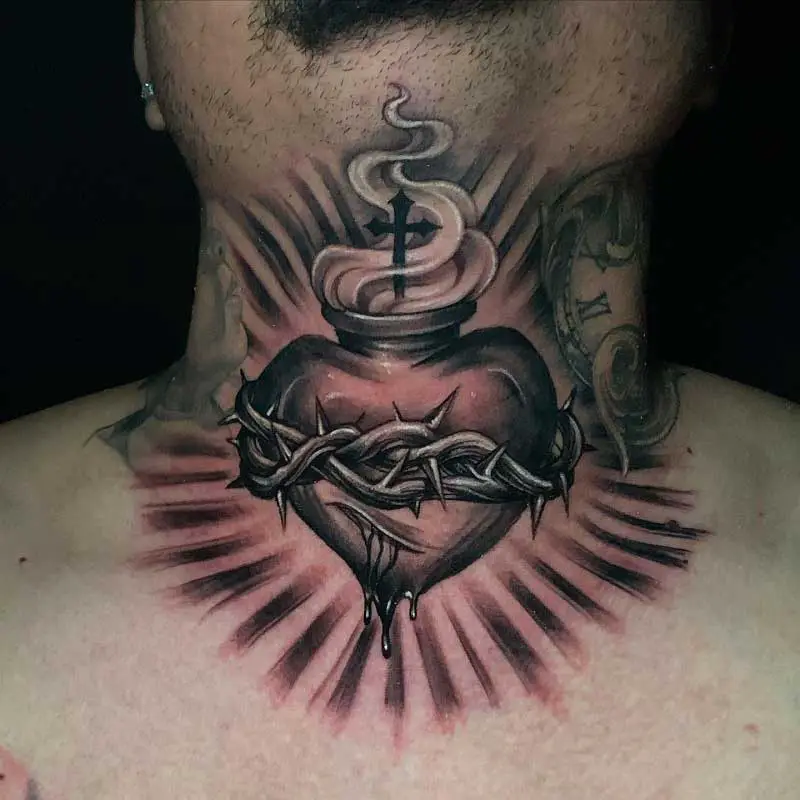 sacred-heart-neck-tattoo-2