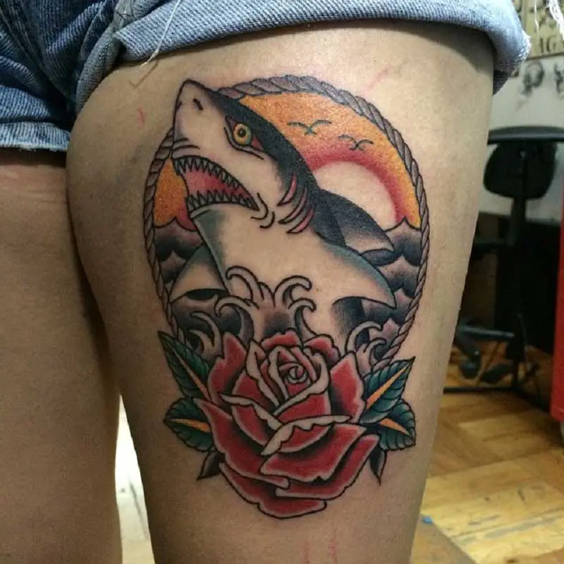 shark-rose-tattoo-3